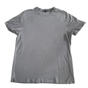 ROBERT BARAKETT Pima Cotton Crewneck T-Shirt Monument Grey Medium
